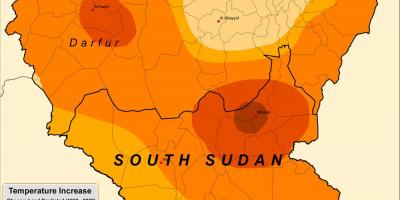 Карта на климат на Судан 